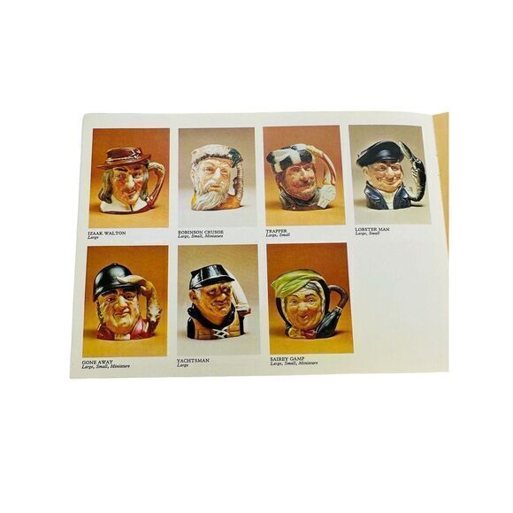 1970's Royal Doulton Catalog, 1978 Price‎ List Color Photos Figurines Toby Jugs - Picture 6 of 12